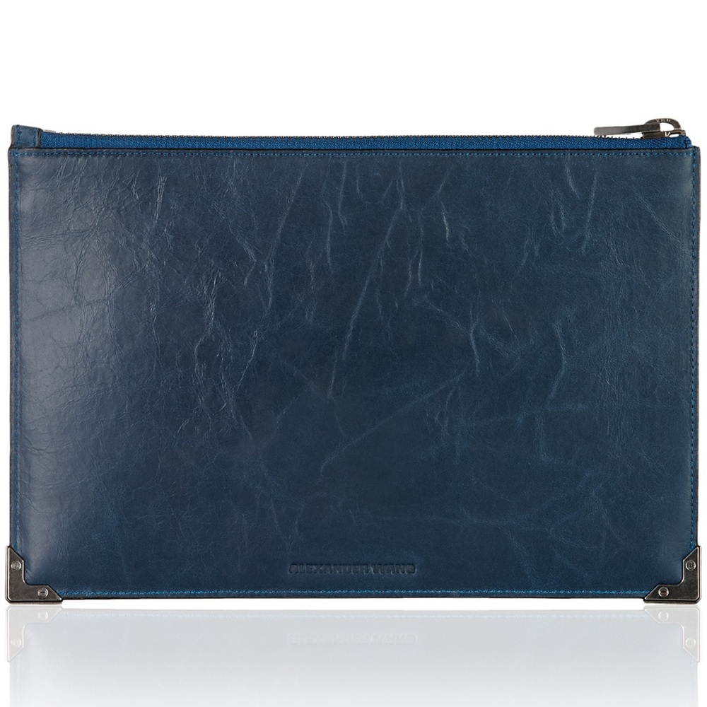 Alexander Wang Prisma Pouch/Clutch in Dark Teal
